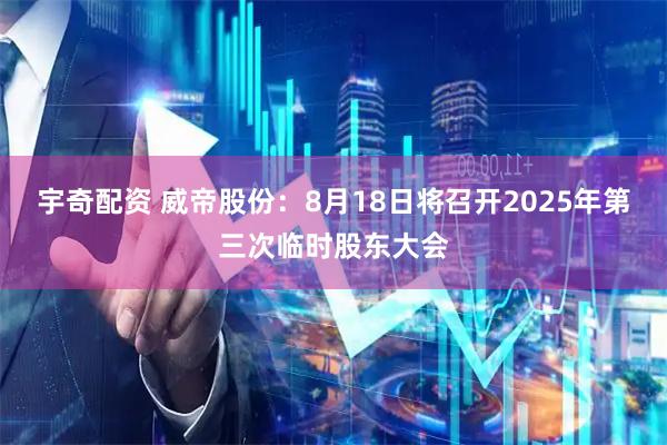 宇奇配资 威帝股份：8月18日将召开2025年第三次临时股东大会